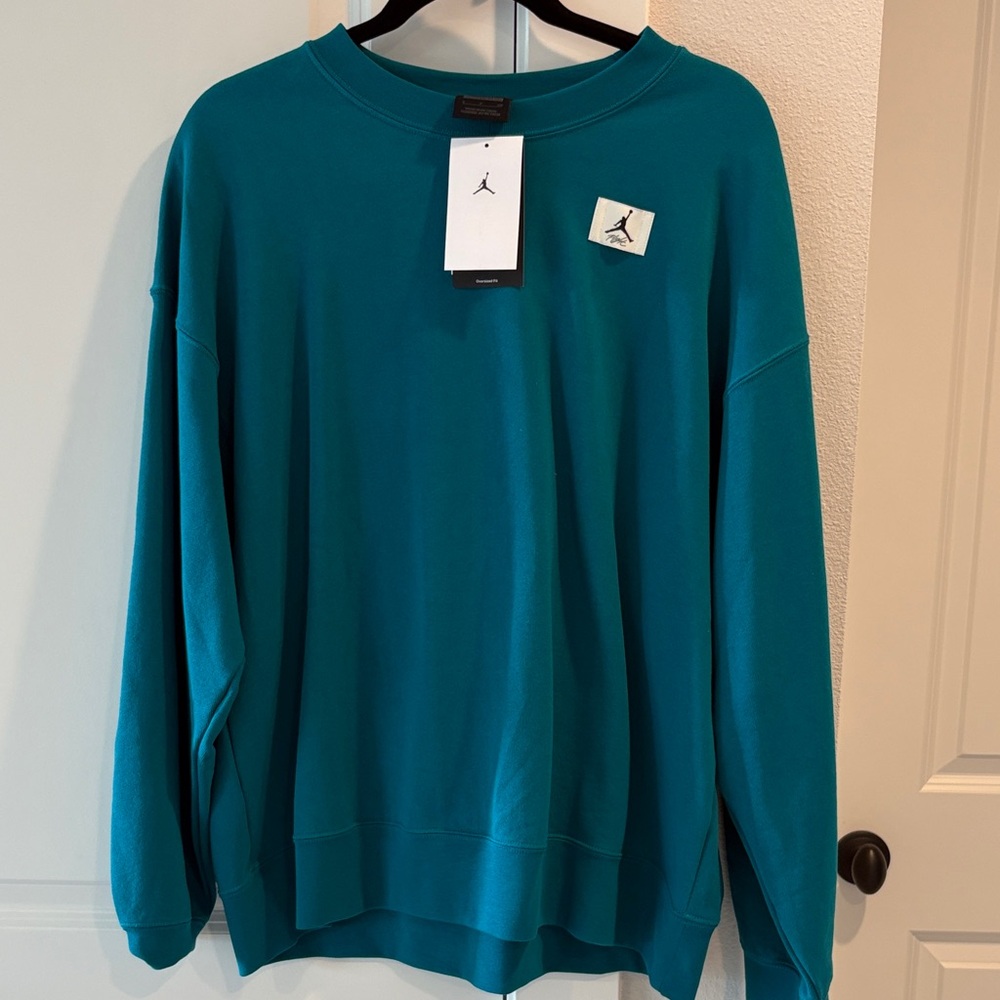 Jordan Men's Teal Crewneck Sweater